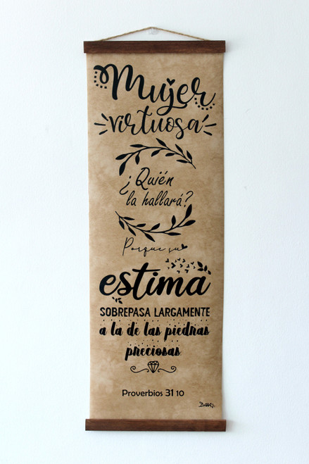 PERGAMINO MUJER VIRTUOSA