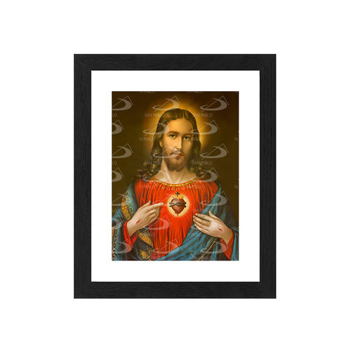 SAGRADO CORAZON DE JESUS (CUADRO 9"X11")