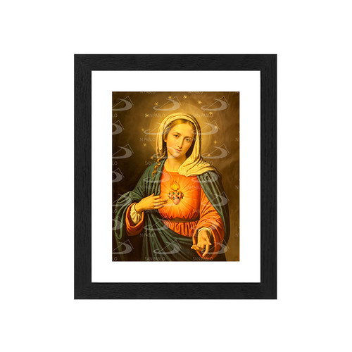 SAGRADO CORAZON DE MARIA (CUADRO 9"X11")