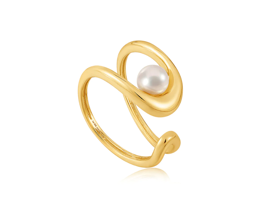 Pearl Sculpted Adjustable Ring - Hill's In-House Jewelers