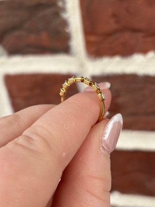 .10cttw Baguette Diamond Stackable Band- 10KY