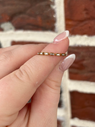 .10cttw Baguette Diamond Stackable Band- 10KY