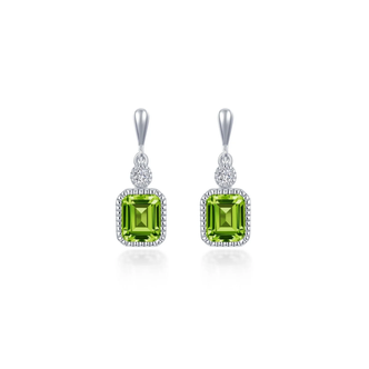 August Birthstone Drop Earrings 
