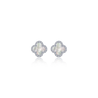 .40cttw Good Luck Halo Stud Earrings