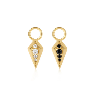 Gold Rhombus Earring Charm (EC060-02G)