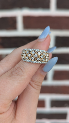 1.00cttw Diamond Fashion Ring- 14KY