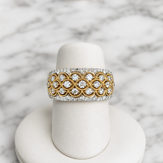 1.00cttw Diamond Fashion Ring- 14KY