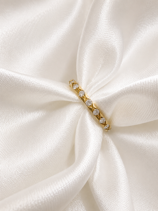 .20cttw Diamond Cut Stackable Band - 10KY