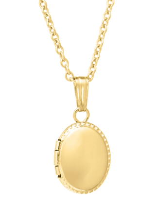 Oval Shaped Locket- Gold Filled
