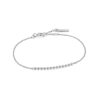 Silver Modern Multiple Balls Bracelet- Sterling Silver (B002-01H)