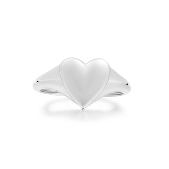 Sterling Silver Love Signet Ring