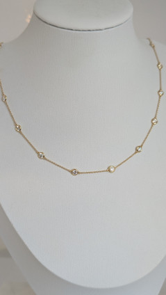 2.12cttw Lab Grown Diamond by the Yard Necklace