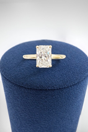 2.02cttw Lab Grown Radiant Engagement Ring-14KY