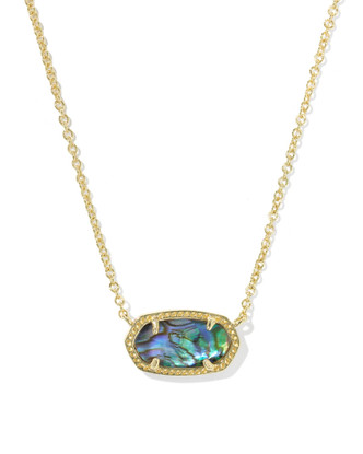 Elisa Necklace Gold Abalone Shell