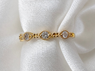 0.20cttw Round Wedding Band-14KY