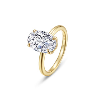 2.99cttw The Poise Oval Solitaire Ring Size 7