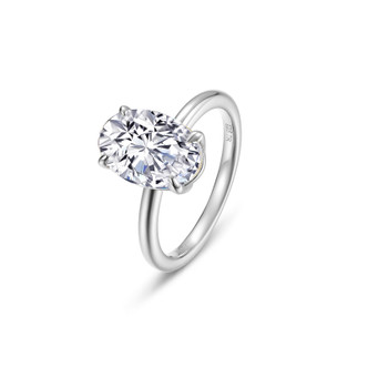 2.99cttw The Poise Oval Solitaire Ring Size 7