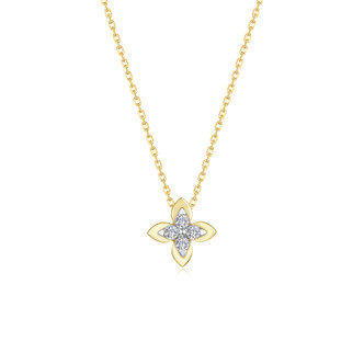 0.20cttw The Magnolia Blossom Collection Necklace