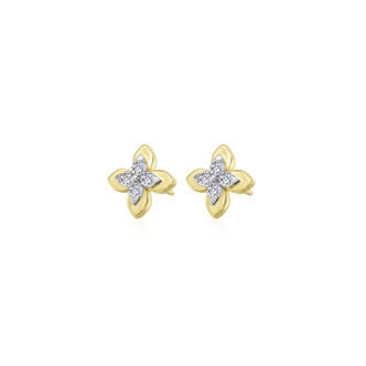0.20cttw The Magnolia Blossom Collection Studs Earrings