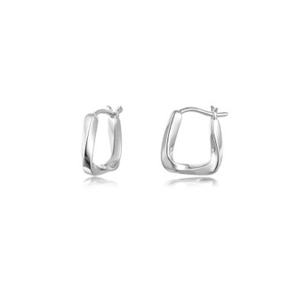 Mobius Soft-Square Huggie
