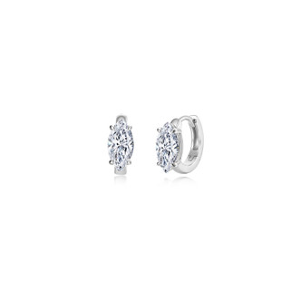 1.90cttw The Marquise Solitaire Floating Cut Huggie