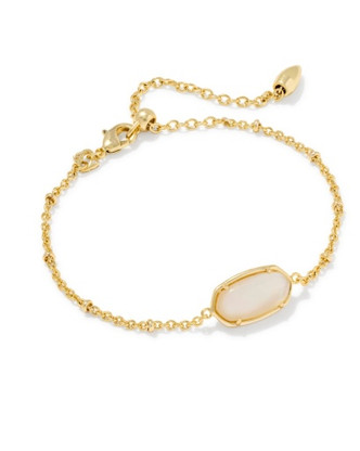 Tiger Striped Elaina Delicate Chain Bracelet