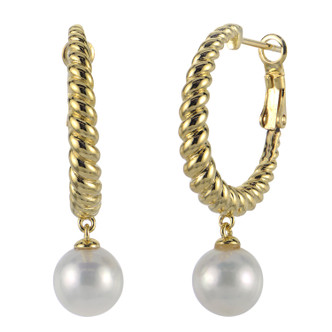 Freshwater Hoop Earrings 