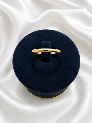 2mm Lightweight Comfort Fit Half Round Band-10KY