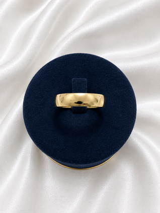 5mm Lightweight Half Round Band-10KY