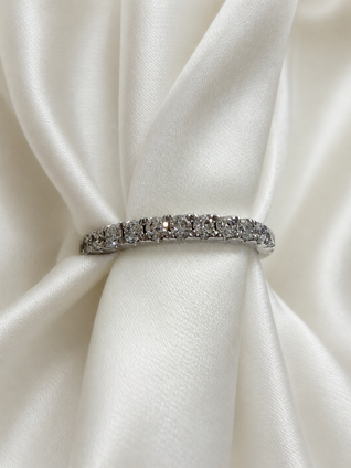 .50cttw Lab Grown Diamond Wedding Band-14KW