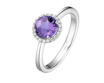 February Birthstone Ring 
