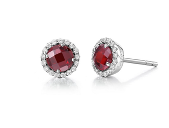 January Birthstone Earrings