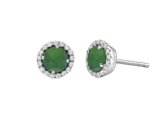 May Birthstone Earrings