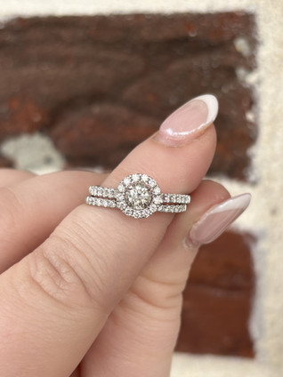 .75cttw Round Bridal Set