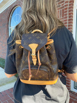 Authentic, Pre-Owned Louis Vuitton Montsouris Mini Back Pack