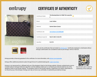 Authentic, Pre-Owned Louis Vuitton Damier Ebene Wristlet