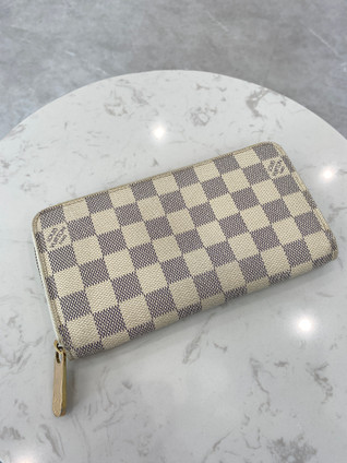 Authentic, Pre-Owned Louis Vuitton Damier Azur Zippy Wallet