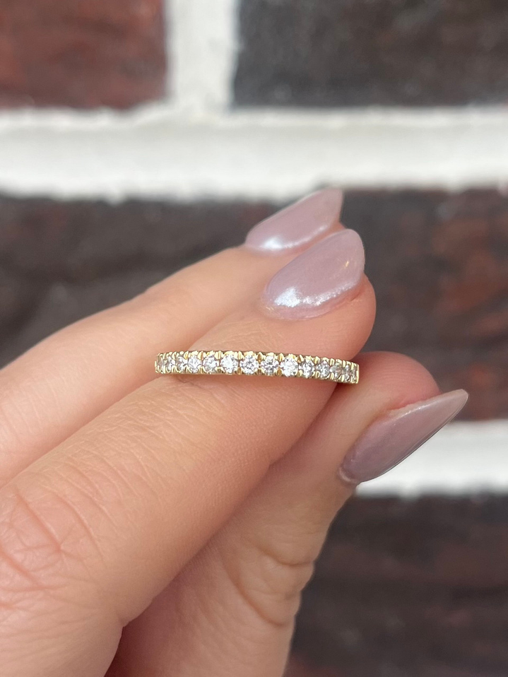 .33cttw Lab Grown Diamond Band -14KY