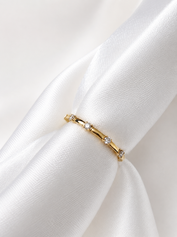 .11cttw Spaced Diamond Band- 14KY