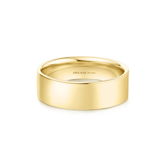 Gold Tone 6mm Smooth Band