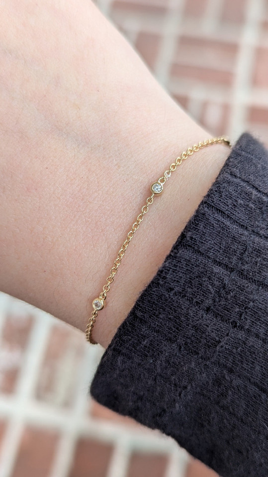 .25cttw D.B.T.Y Bracelet-14KY