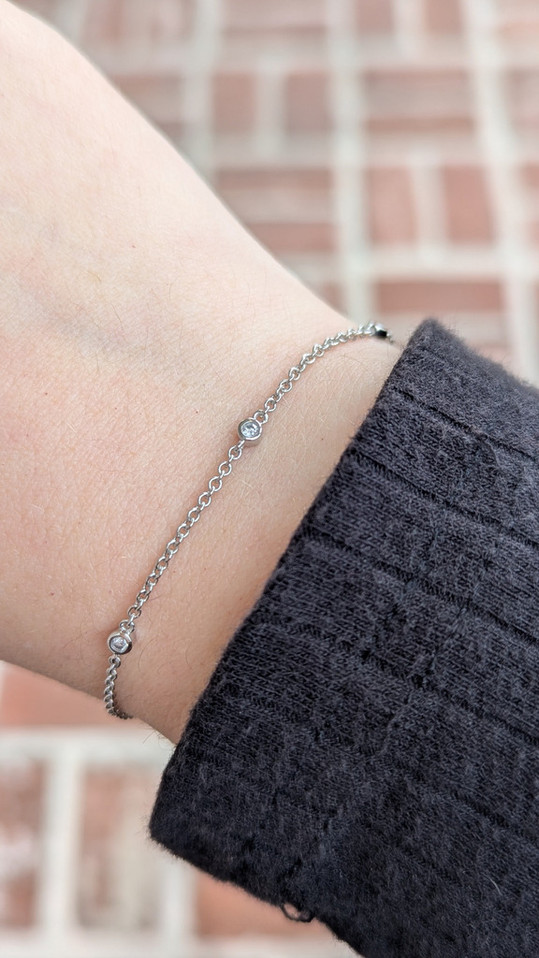 .25cttw D.B.T.Y Bracelet-14KW