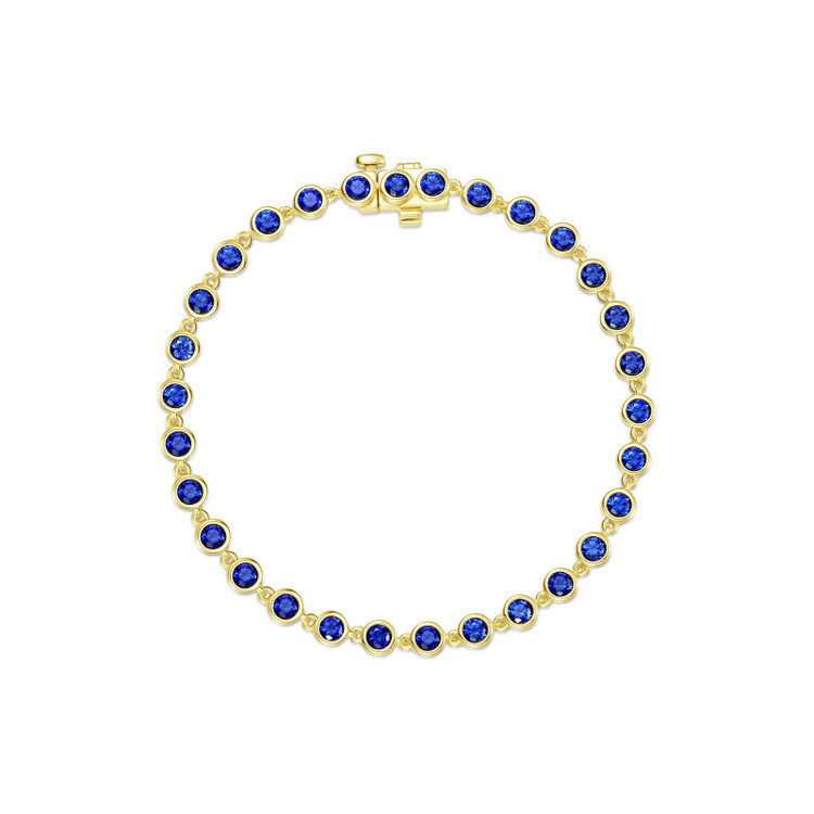 3.30cttw Bezel Strand Bracelet