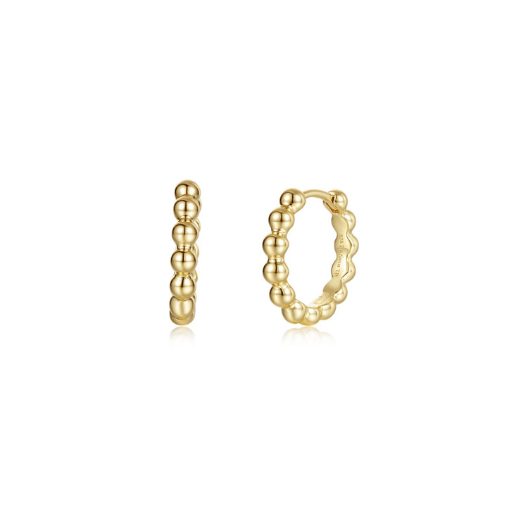 The Lumina Beaded Everyday Classic Huggie