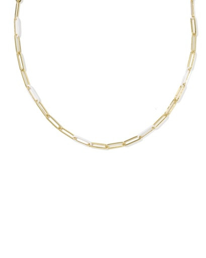 Courtney Enamel Link And Chain Necklace