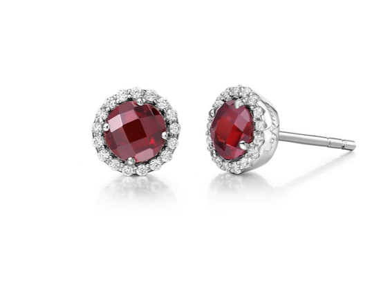 January Birthstone Earrings