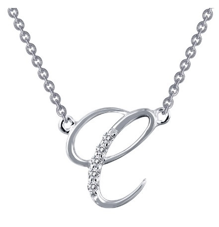 "C" Initial Necklace