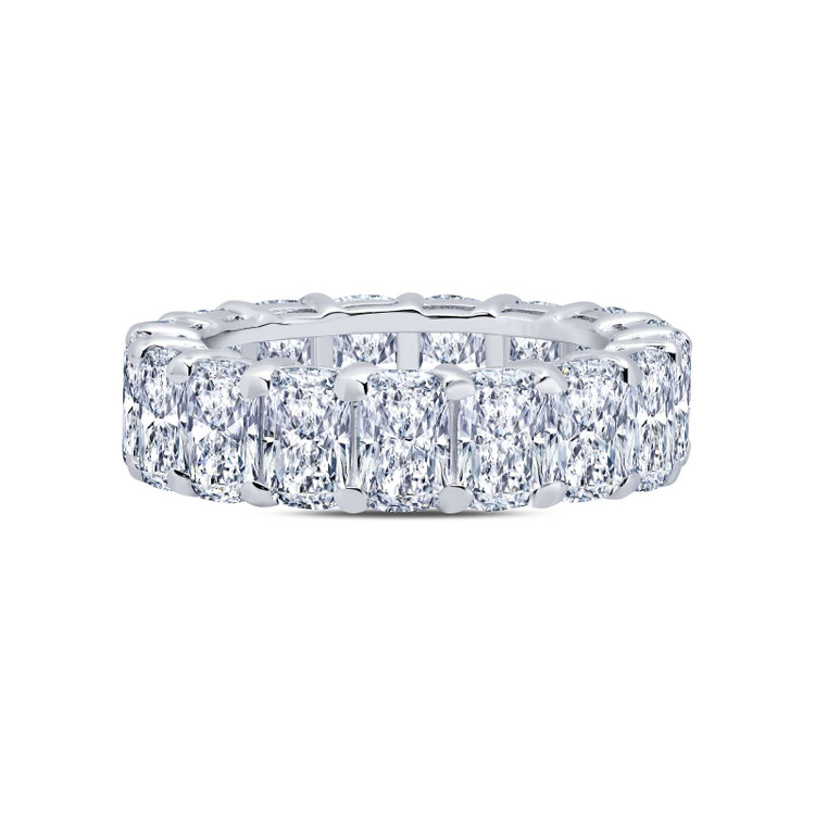 12.07cttw Cushion Cut Eternity Band