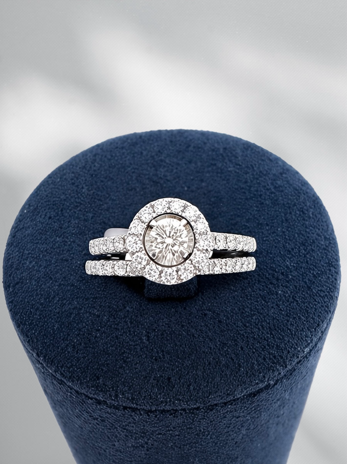 .75cttw Round Bridal Set-14KY