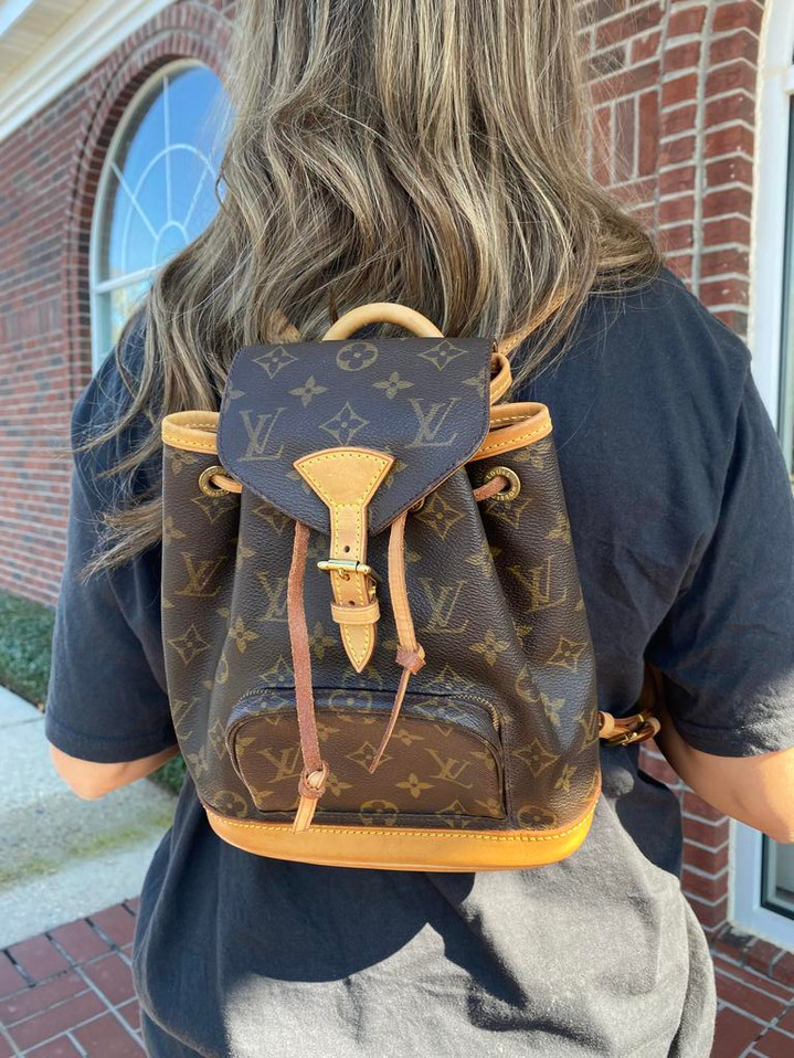 Authentic, Pre-Owned Louis Vuitton Montsouris Mini Back Pack